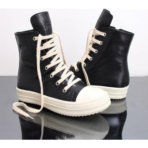 Size 36-46 Hip Hop Mens high top sneakers Casual Shoes lovers Tenis Sapato Masculino retro platform Sneakers Basket zipper Shoes