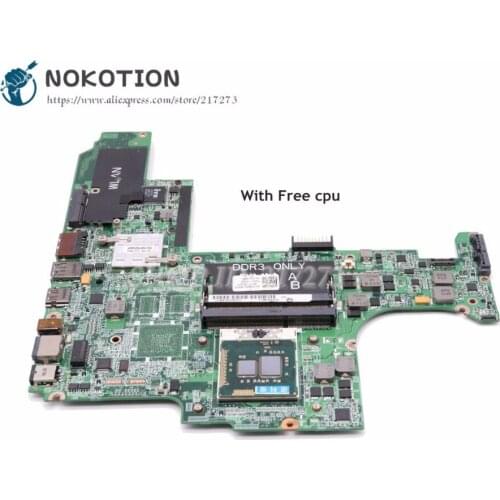 NOKOTION For Dell Studio 1569 Laptop Motherboard YP688 FM448 CN-0YP668 0YP668 MAIN BOARD HM57 DDR3 Free cpu
