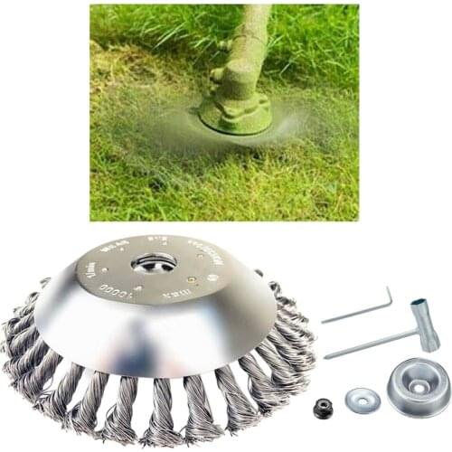 Solid Grass Strimmer Head Lawn Mower Grass Cutter Head Trimmer Brush Tools