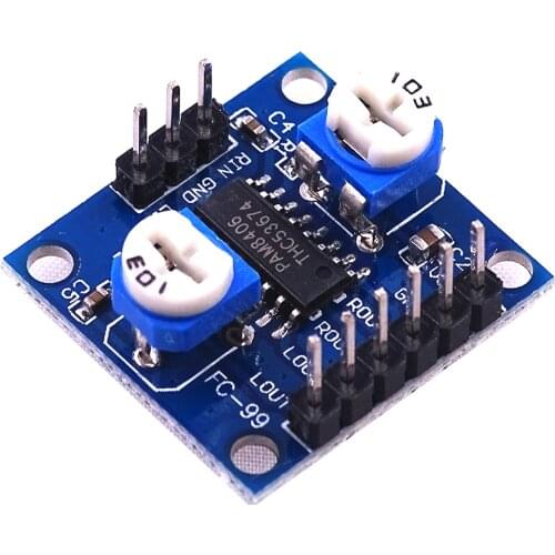 PAM8406 Digital Amplifier Board With Volume Potentiometer 5Wx2 Stereo