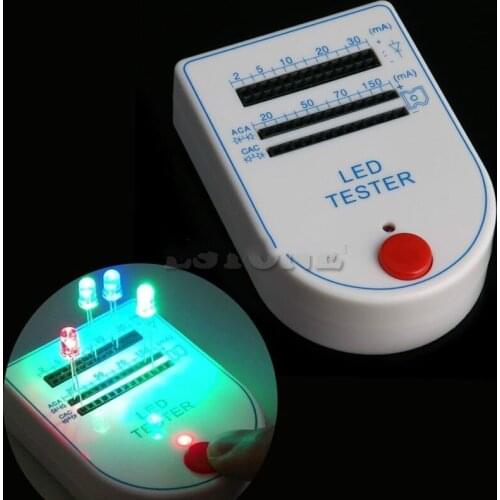 Portable LED Tester Test Box Mini Light-emitting Diode Bulb Lamp 2~150mA