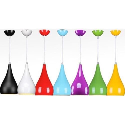 Modern simple restaurant light coffee house clothing store pendant lamp West restaurant bar coffee shop aluminum lamp chandelier