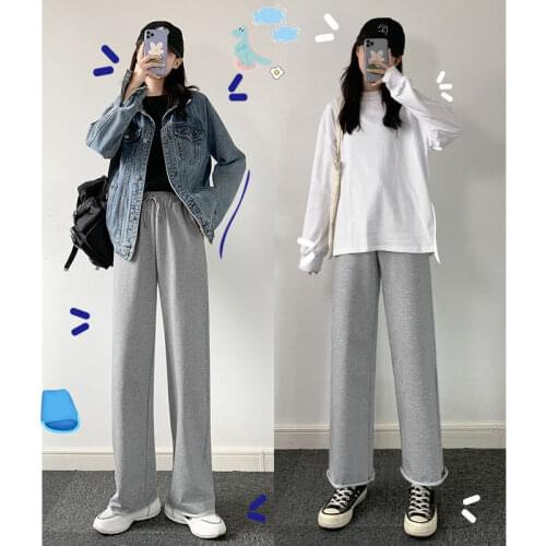 Sweatpants WomenS Loose, Straight, Thin, Wild, Wide-Legged Casual Spring And Summer New Products, Thin Outerwear Women