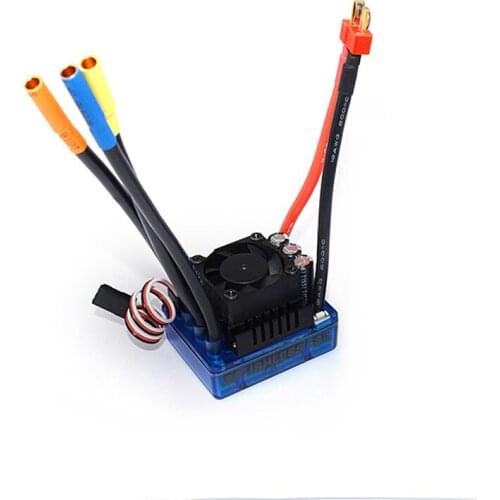 120A Waterproof Brushless ESC Speed Controller T plug 2-6S for 1/8 RC Car Crawler Boat Parts