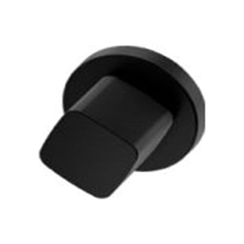 BUILT-IN STOP VALVE FOR CONCEALED INSTALLATION - MATT BLACK SQUARE