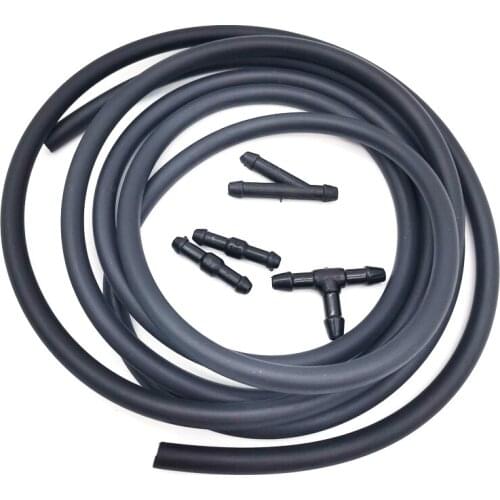 2M Wiper Washer Hose Pipe+Connectors For Windscreen Washer Jet Pump Nozzles