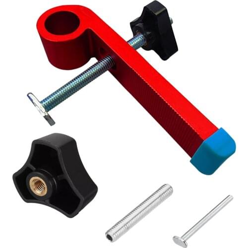 Quick Acting Hold Down Clamp T-track Miter Slot Clamp Woodworking Hand Tool Support Dropshipping