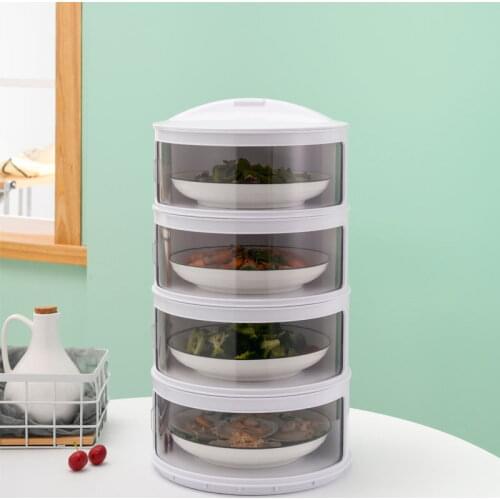 Household Multi-Layer Insulated Vegetable Cover Refrigerator Storage Leftovers Storage Box Frozen Crisper Food Storage Artifact