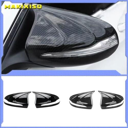 For Mercedes-Benz C260L Rearview Mirror Cover E-Class C-Class C200L E300L Carbon Fiber Reversing Shell S-Class GLC