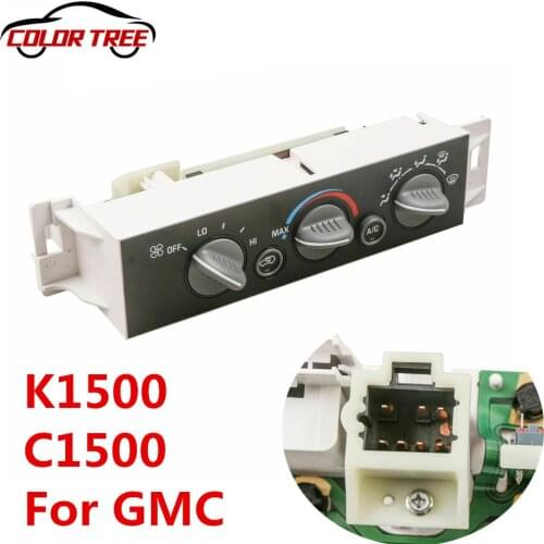 For GMC Car Heater Control Switch Panel For Chevy c10 c1500 k1500 Truck 1996-1999 16231175 16238895 16240115 9378815