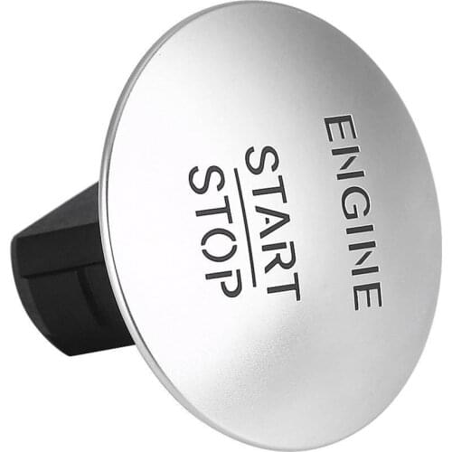 Start Stop Push Button Engine Ignition Switch Silver For Mercedes Benz W204 W205 W212 W164 W166 W221 for Infiniti QX30 Q30