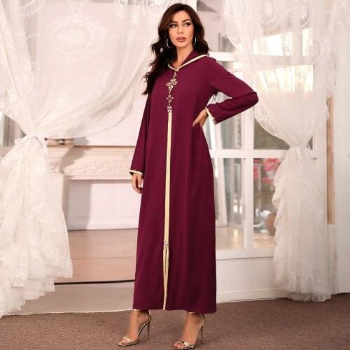 Fridayin Fashion Abaya Dubai Turkey Muslim Hijab Dress Islam Clothing African Long Dresses For Women Robe Musulman