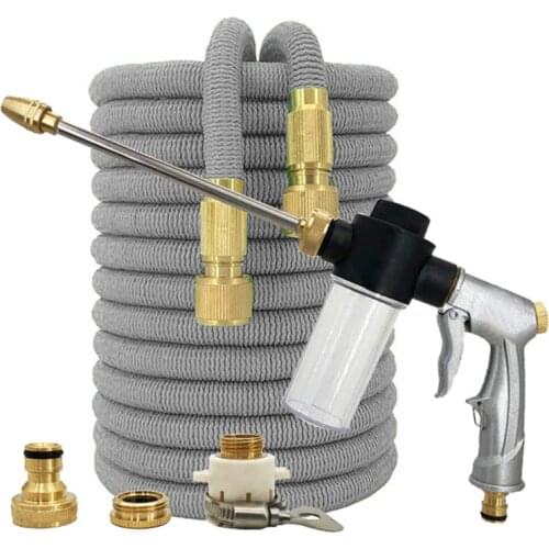 Garden Watering Hose Car Wash Water Gun Tools For Garden And Vegetable Patch Irrigation Hose Reel Extensible Watering Hose 2021