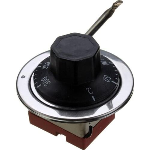 1Pc AC 220V 16A Specially designed Dial Thermostat Temperature Control Switch for Electric Oven 50-300C Dial