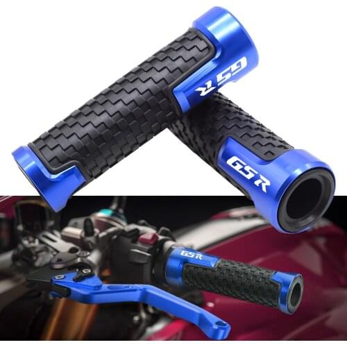 Motorcycle 7/8"22mm Aluminum Anti-Slip Handle Bar Handlebar Hand Grips For SUZUKI GSR400 GSR 400 2008-2012 2013 2014 2015 2016