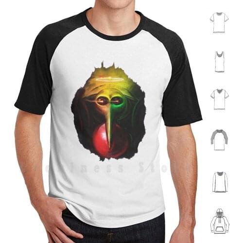 Sachiel Evangelion Anime Tra Digital Painting T Shirt DIY Cotton Big Size S-6xl Evangelion Angel Monster Mask Evil Sci Fi