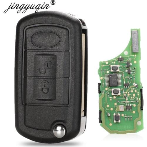 Jingyuqin 315 / 433MHz 3 Buttons Flip Folding Remote Control Key Remote Car Key Fob For RANGE ROVER Sport Land Rover Discovery 3