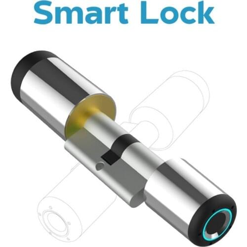 Smart Fingerprint Lock Bluetooth Biometric Storage Keyless EU Door Locks APP Remote Control Cylinder Security Anti-Thef Locker