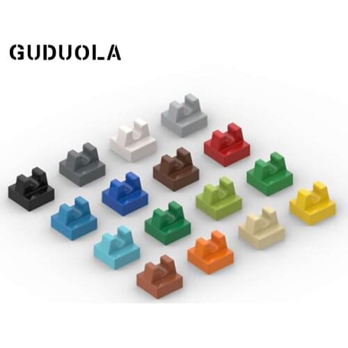 Guduola Special Brick Plate 1x1 with Up Right Holder 2555 Building Block MOC Assembly Toys Parts Education Gift 160pcs/lot