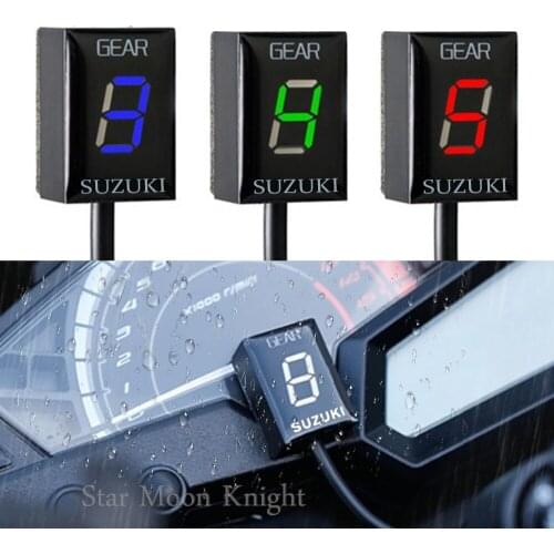 Universal Alconstar-1-6 Gear Ecu Plug Mount Motorcycle EFI Speed Gear Display Indicator For Suzuki V-Strom DL650 DL1000 GSF1250