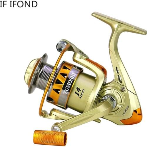 High Quality 8KG Max Drag Fishing Reel 5.2:1 Gear Ratio Metal Spool Spinning Reel Carp For Saltwater