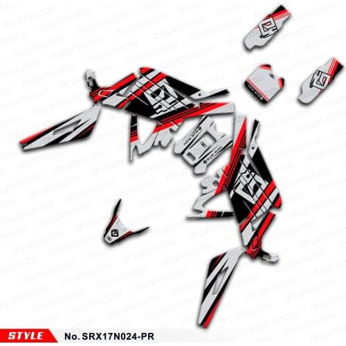Aftermarket Complete Graphics Vinyl Decals Stickers for Sur-Ron Light Bee X S Electric Bike, Style No.SRX17N024-PR