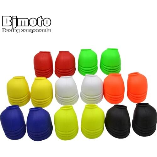 BJMOTO Motocross Enduro Anti Dust Foot Peg Cover Protector For Kawasaki KX65 85 KX125 250 500 250F 450F KLX450R KLX150 Off-road