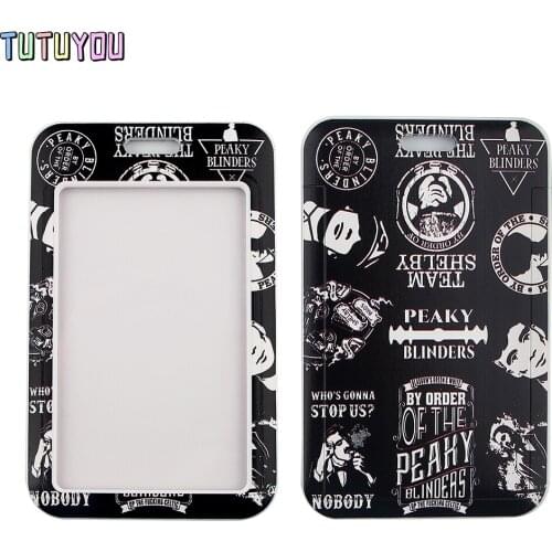 1pc PC2606 TV Series Peaky Blinders Lanyards Id Badge Holder Keychain ID Card Pass Gym Mobile Badge Holder Lanyard Key Holder