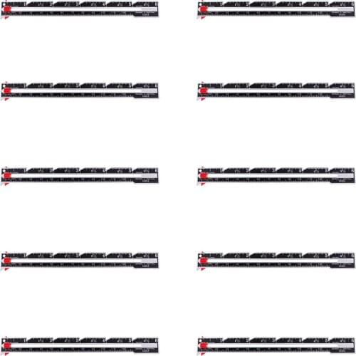 10 Pieces Sewing/Knitting & Button Gauge - Useful Tool For Setting Positions Of Buttonholes Etc -Easy to use