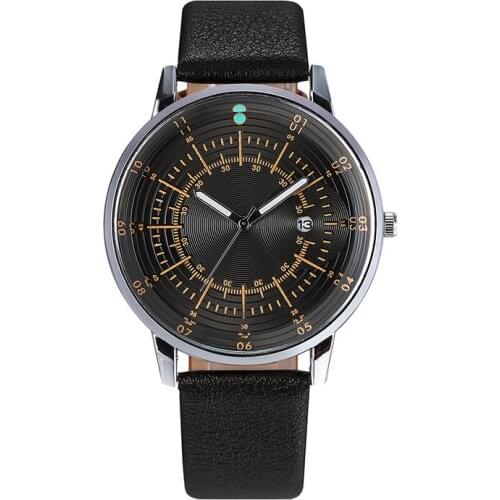 2020 Quartz Watches for Men Wrist Watches Sport Stainless Steel Dial Leather Band man watch reloj hombre day date man watches