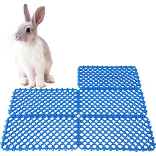 5Pcs Rabbit Cage Mat Poultry Bird Chicken Drinker Cup Thicken Floor Rubber Mats Feet Pads for Pet Cats Dogs Hamster Chicken