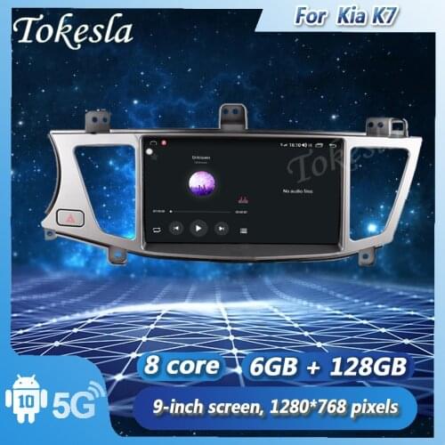 Tokesla Android 11 Car Radio Audio MP3 Intelligent Touch Central Multimedia Screen System bluetooth carplay For Kia K7 2011-2012