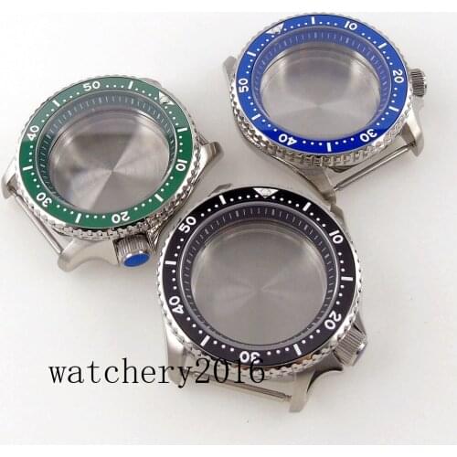 Sapphire Crystal 316L Stainless Steel Watch Case Ceramic Bezel 20Bar Water Resistance Case Suitable For NH35A/NH36A Movement