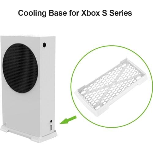 Game Console Mount Holder Bracket For Xbox S Series Vertical Stand with Built-in Cooling Vents Game Console Holder Station Cooli