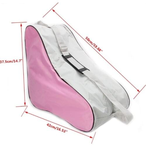 E9LE New Portable Adjustable Shoulder Strap Roller Skating Bag Skates Carry Bag Case