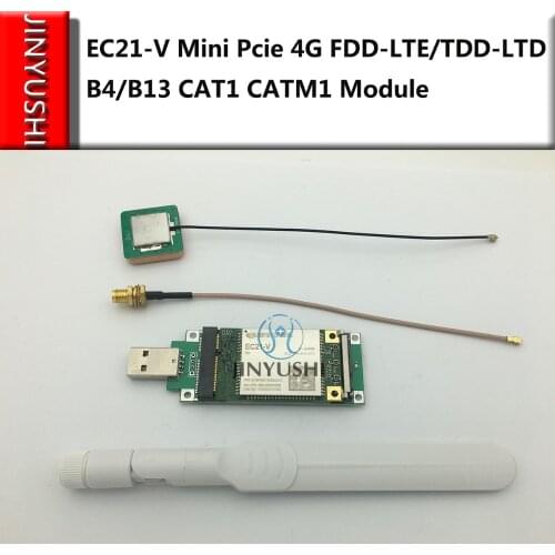 EC21 EC21-V Mini Pcie+USB adapter with SIM card slot Cat1 4G LTE Module B4/B13 for Verizon