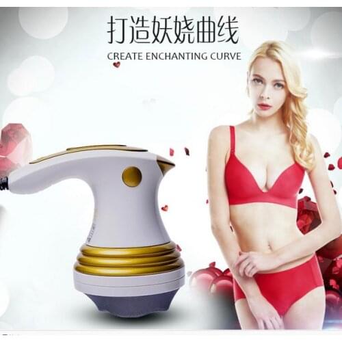 Electric slimming massager. Vibrator. Slimming beauty instrument grease machine power plate scrapping