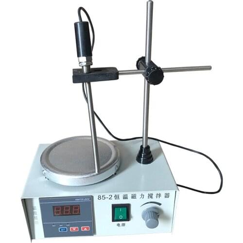 100-2000r/min Constant Temperature Magnetic Stirrer 85-2 Magnetic Heating Digital Display Stirrer Stainless Steel Heating Plate