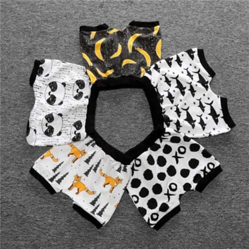 NEW Boys Cotton Bloomers Bloomers Striped Modern fox panda Children Shorts / Kids Children Short / girl summer short pants