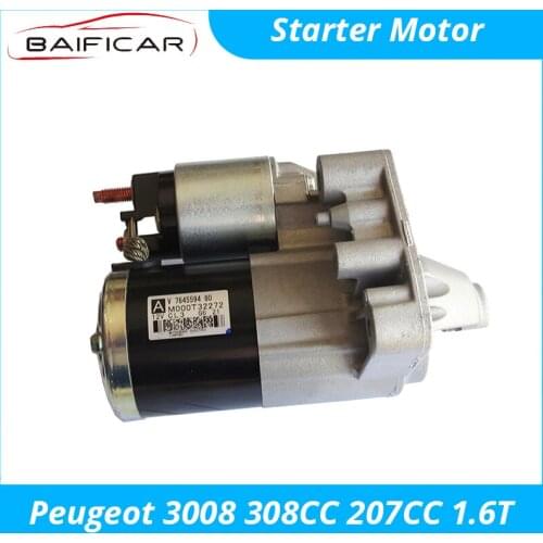 Baificar Brand New Genuine Starter Motor for Peugeot 3008 308CC 207CC 1.6T Citroen DS