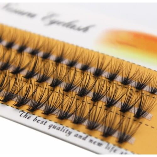 1Set Beauty Girls New False Eyelashes 0.07 C 20D Wave Individual Eyelash Extension Makeup Tools Black Thick Soft False Eyelashes