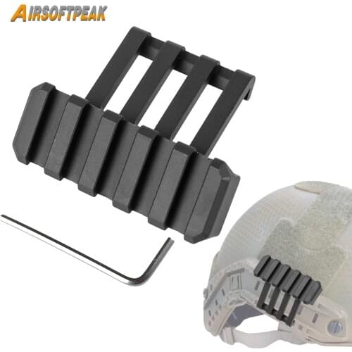Tactical Helmet Rail Bracket For 20mm Slot Combat Hunting CS Game Helmet Accessories Card Slot Bracket