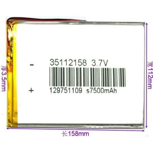 7/8/9/10.1 inch universal Tablet PC MID super built-in 3.7V polymer lithium battery core large capacity