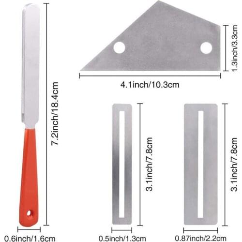 1Set Guitar Fingerboard Luthier Tool Guitar Fret Crowning File Fret Leveling