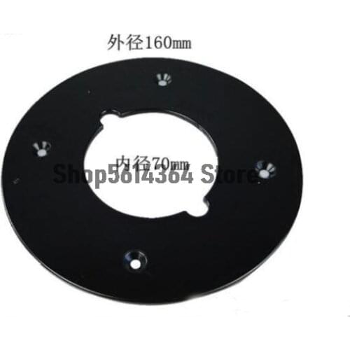 160mm x 70mm Round Shape Hollow Out Electric Router Plastic Base for Makita 3612 DCA FF04-12