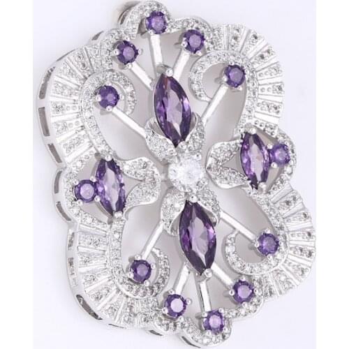 30*16mm Luxury Copper Metal Cubic Zirconia Connectors For Pearl Jewelry Making Necklace Pendant Jewelry Findings Components