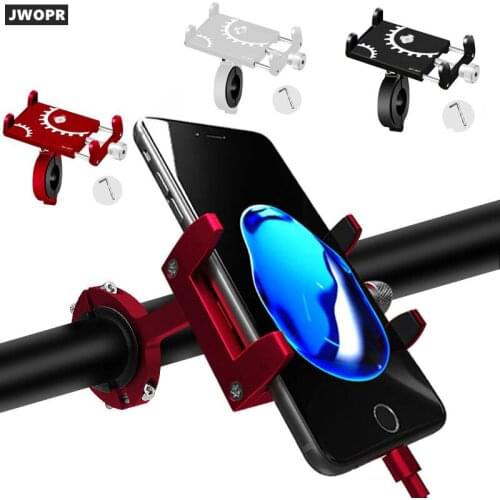 Aluminum Alloy Motorcycle Bicycle Mobile Phone Holder Outdoor Riding Mobile Phone Navigation Bracket Modification Accessories