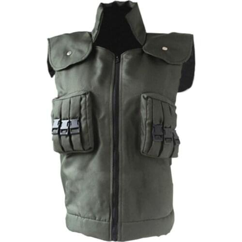 Anime Halloween Costumes Costume Clothes Cosplay Shippuden Ninja Vest Men S-XXL free shipping