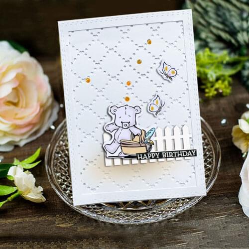 KLJUYP Heart Background Metal Cutting Dies Scrapbook Paper Craft Decoration dies scrapbooking