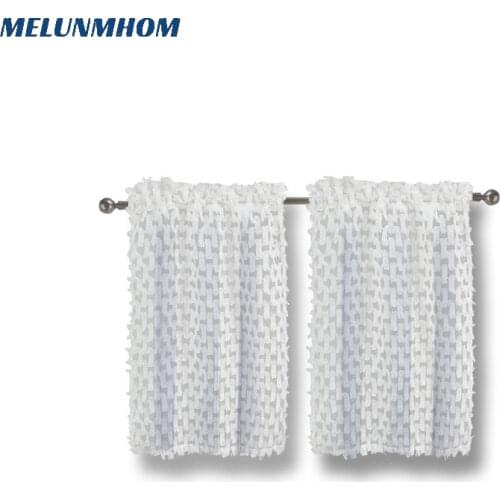 New Promotion Living Room Curtain Lace 3d Short Tulle For Valance Sheer For Living Room Bedroom European Pelmet Home Decor